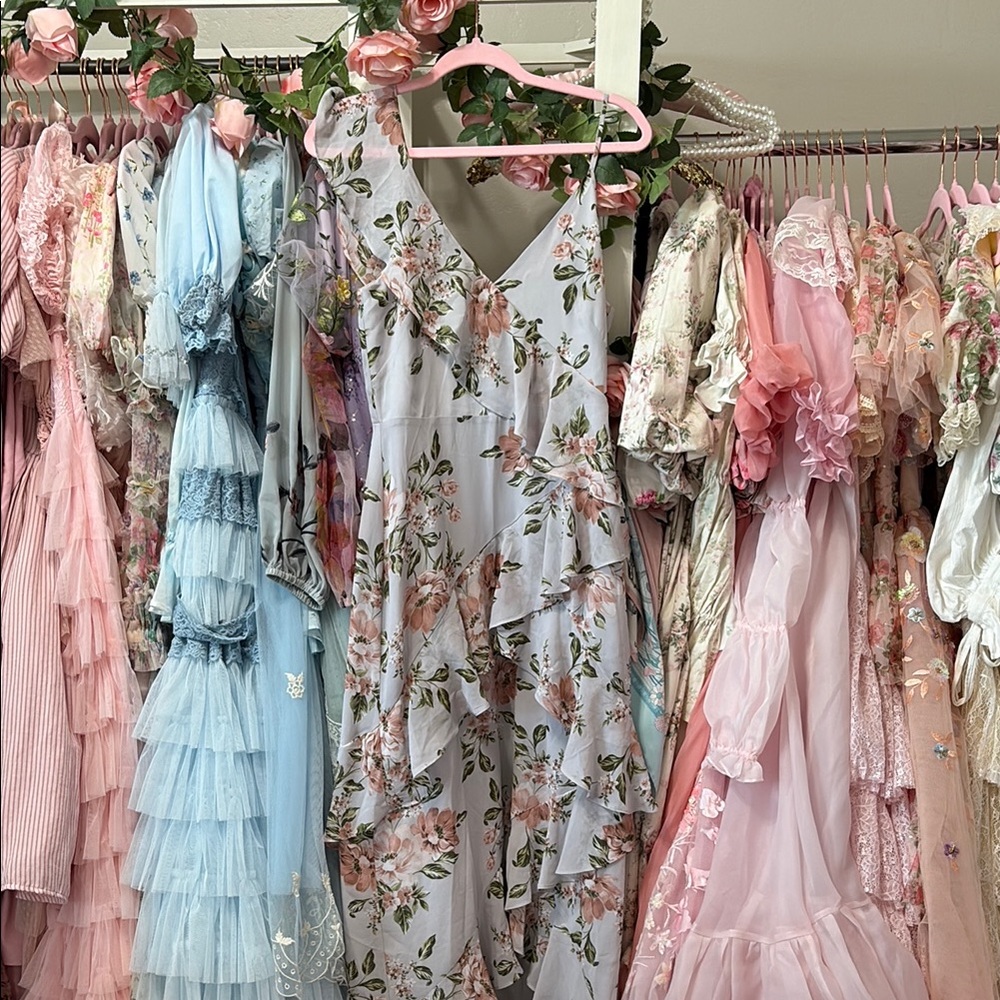 Floral Ruffle Dress